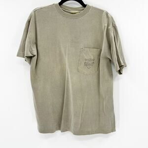 Banana Republic Women's Olive Green Short Sleeve Pocket Tee‎ T Shirt Top Size XS